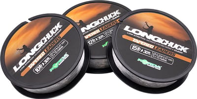 Korda - Lijn nylon Long Chuck Low Stretch Tapered Leaders - 5 x 10m - Korda