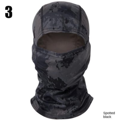 Fietsmasker met volledig gezichtsmasker, militaire camouflage bivakmuts, bescherming voor buitenactiviteiten zoals vissen en jagen, legerhelmvoering, pet of sjaal.