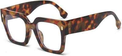 Vierkante Blauwe Licht Blokkerende Bril voor Vrouwen Mannen Oversized Vintage Heldere Lens Bril Computer Gaming bril