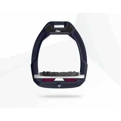 Veiligheidsezel stijgbeugels Ingebogen Ultra Grip Rood/Grijs/Pruim Flex-On Safe-On