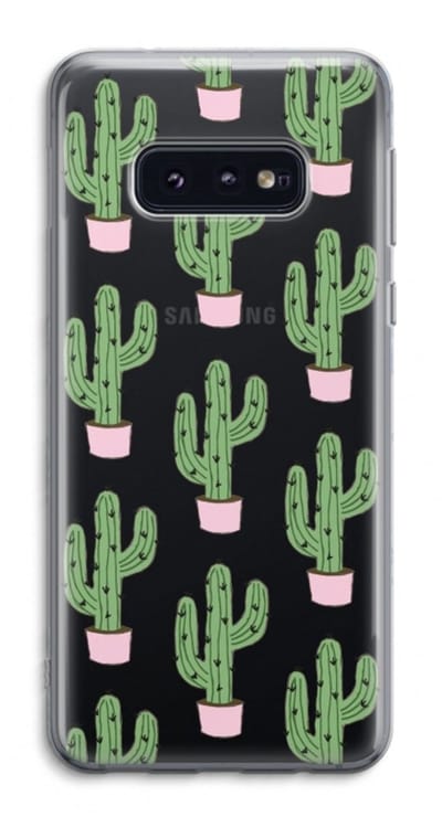 Case Company® - Hoesje geschikt voor Samsung Galaxy S10e hoesje - Cactus Lover - Soft Cover Telefoonhoesje - Bescherming aan alle Kanten en Schermrand