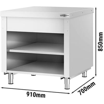 GGM Gastro Arbeitsschrank KOPENHAGEN - 910mm - Edelstahl