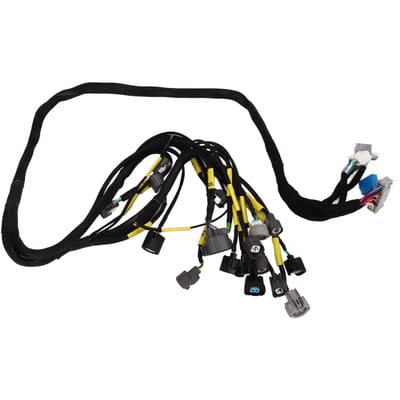 Faisceau de câblage moteur encastré Remplacement du faisceau de câblage électrique automobile pour Civic Integra B16 B18 D16 black