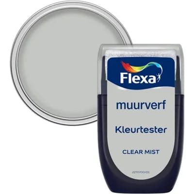 Flexa Kleurtester Verftester - Mat - Clear Mist - 30ml