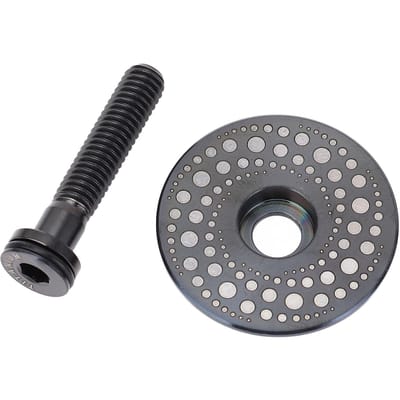 Fietsvorkdop Schroefset Ti Legering CNC Bewerking 28,6 mm Voorvorkdop en Schroef voor Fietsen Kleurrijk gray