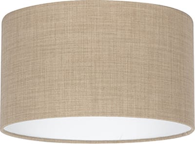 Uniqq Lampenkap stoffen Livigno beige-creme  Ø 35 cm - 20 cm hoog