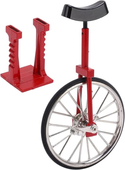 Unicycle voor Volwassenen, Speelgoed met Vivid Design, Mooi en Exquisiet Geweven Alloy, Enkele Wiel Fiets Ornament en Decoratie