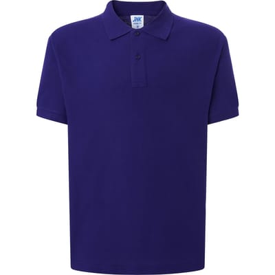 JHK Heren Pique Regular Poloshirt (Paars)