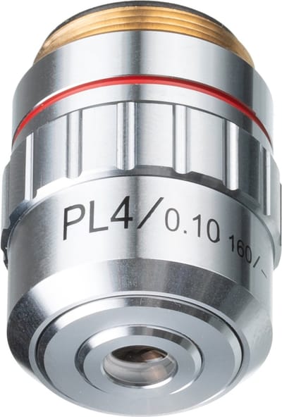 Bresser Microscoopaccessoire - Objectief Plano - 4x/0.01