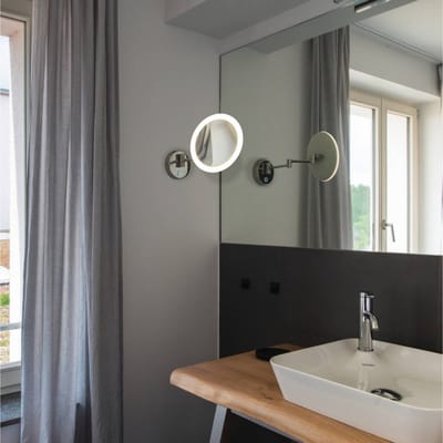 SLV Maganda LED wandspiegel rond justeerbaar CCT