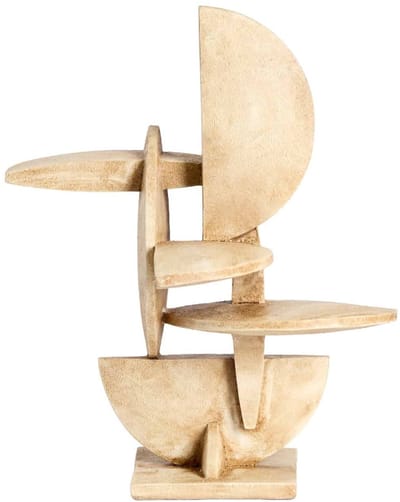 Light & Living Ornament Giselle - Zand - 27.5x21x34cm - Bohemian - Kunststof