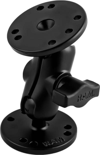 RAM MOUNT W/2 2 1/2" BASES & A ARM