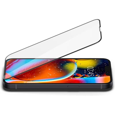 Spigen Glas.tR Apple iPhone 16e/14/13 (Pro) Screen Protector Full Cover