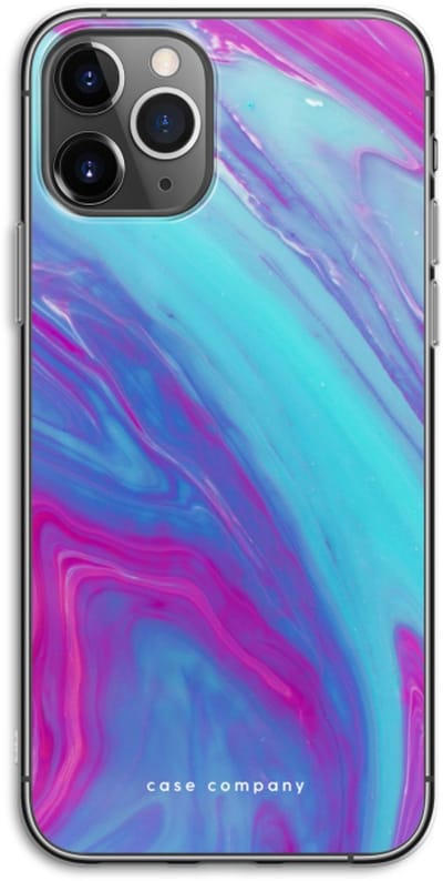 Case Company® - Hoesje geschikt voor iPhone 11 Pro hoesje - Zweverige regenboog - Soft Cover Telefoonhoesje - Bescherming aan alle Kanten en Schermrand