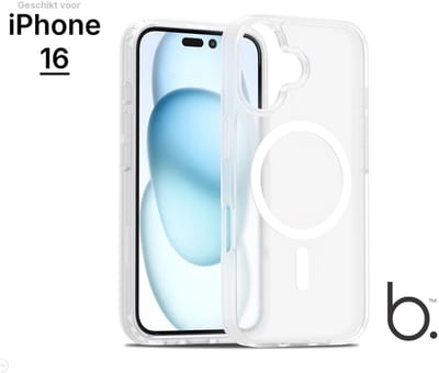 Brosendaal Hoesje - Geschikt voor Apple iPhone 16 – Transparant – MagSafe-compatibel Telefoonhoesje – Ultradun en maximale Valbescherming