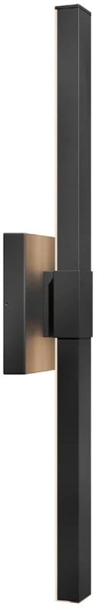 Kichler LED Wand Buitenlamp Nocar | 39W 3000K 830 | Textured Black