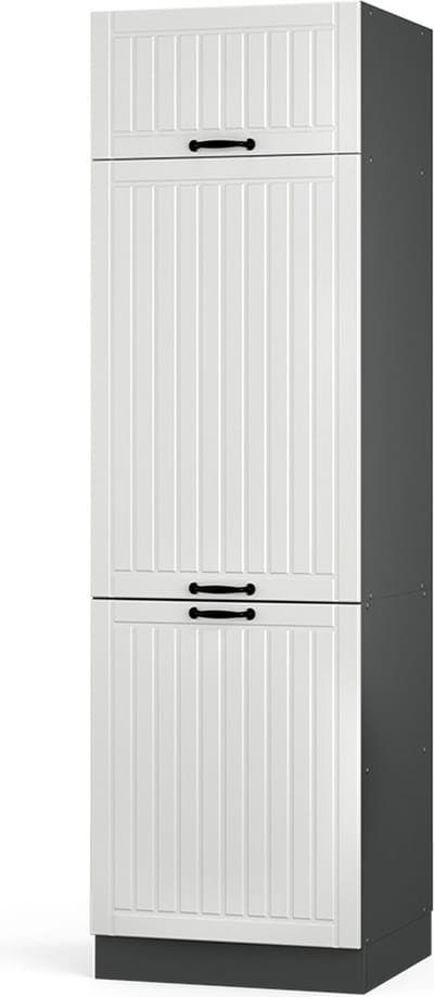 Vicco Fame-Line Koelkast ombouwkast – 60 cm Wit Landhuis