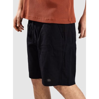 Anerkjendt Aklt James Cot/Linen Ela Korte Broek zwart