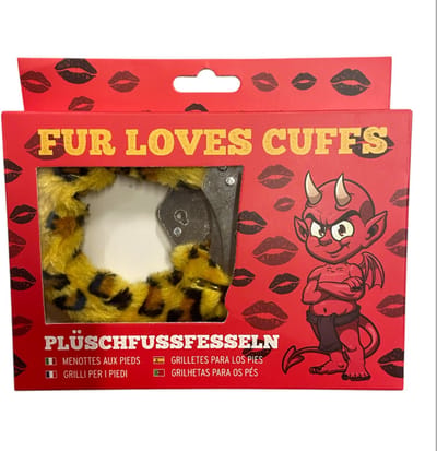 Love Cuffs - Gevoerd Leopard Panter Print Extra Zwaar 265 Gram ipv 60 Gram - Extra Lange Ketting