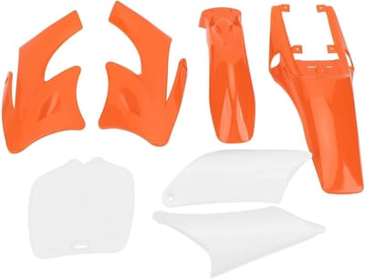 Complete Set van 7 Plastic Behuizingen voor Apollo Fietsen – Inclusief Spatbord voor Optimale Bescherming van 47cc en 49cc 2-Takt Motoren
