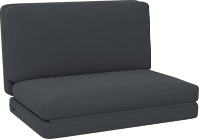 Slaapstoel - Uitklapbaar - Slaapbank - Logeerbed - Zetelbed - Slaapfauteuil - Vouwbed - 1 persoons - Zeer comfortabel - Donkergrijs