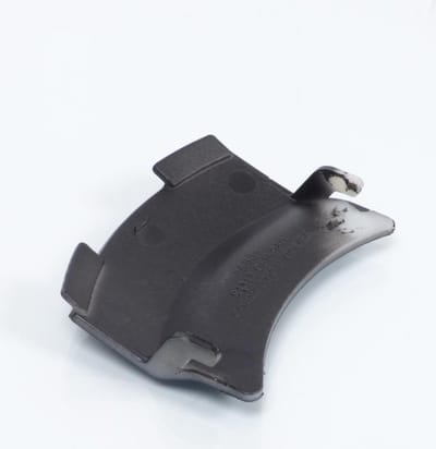 voorskirthoes zwart metaal één voor scooter honda 300 sh 2007-2010 nieuw