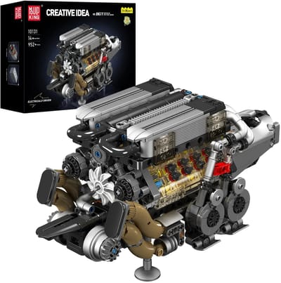 Mould King 10131 Supercar V16 Engine