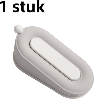 1 stuk - deurstopper - zachte rubberen deurstopper, anti-botsingsdeurzuiging, buffer en stil - grijs