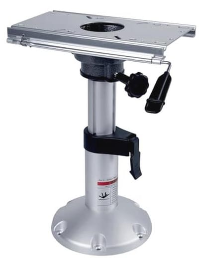 Verstelbare Hoogte Vergrendeling Boot Stoel Sokkel 13 tot 18 inch met Swivel