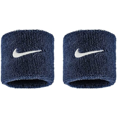 Nike Swoosh Classic Armband N1012405-463 - Kleur Marine-wit - Maat 1SIZE