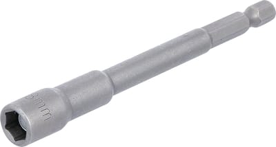 BGS Dopsleutel zeskant extra lang voor boormachines 8 mm