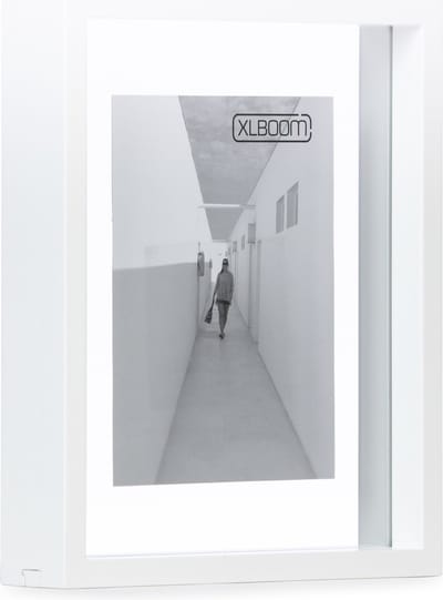 XLBoom Floating Box Fotolijst Wit 20x25cm - Zwevend houten frame met glas - Verkrijgbaar in wit en zwart - Tijdloze design fotolijst voor modern wonen