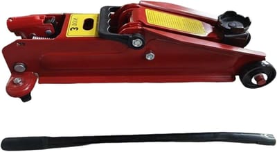 Autokrik - Hydraulische lift - Auto reparatie - Robuuste constructie - 3 ton capaciteit - Rood