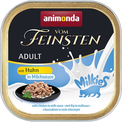 Voordeelpakket animonda Vom Feinsten Adult Milkies in Saus 32 x 100 g - Kip in melksaus (32 x 100g)