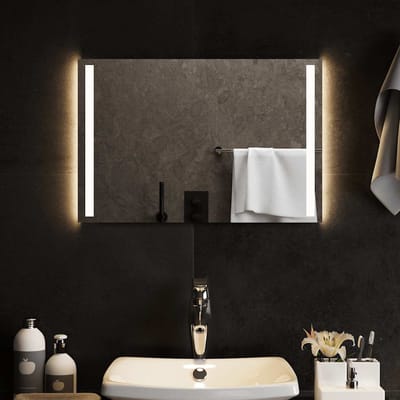 vidaXL - Badkamerspiegel - LED - 60x40 - cm