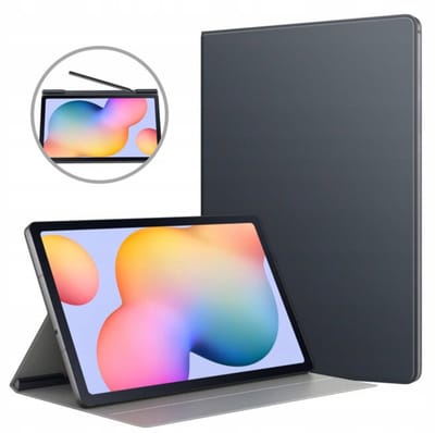 EtuiTab - Beschermhoes - Samsung Galaxy Tab S6 Lite - Magnetisch - Grijs
