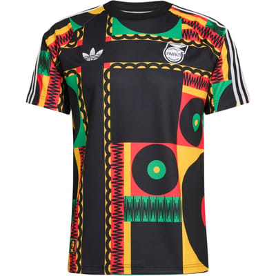 Adidas Jamaica x Bob Marley Originals T-shirt Meerkleurig Heren Tops Multi-Color KS2679 S black