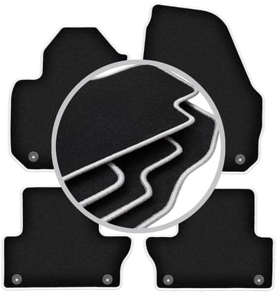 CARLUX-SILVER automatten voor: Volvo XC60 I crossover (2008-2017)