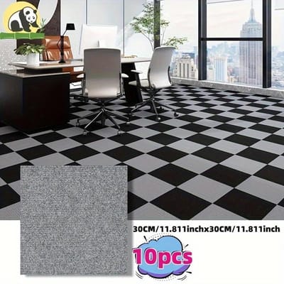 10 stuks antislip vloertegels tapijt wandtegels anti-fouling zelfklevende vierkante tapijtstickers huisdecoratie kamer vloer- en wanddecoratie 10pcs