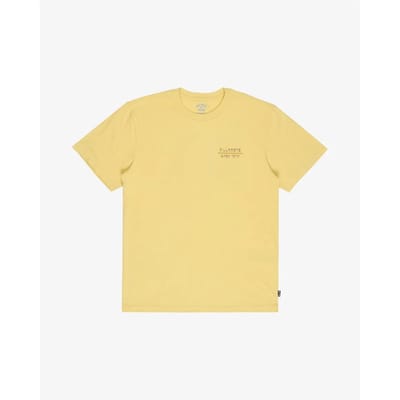 Billabong Secret Spot T-shirt Met Korte Mouwen Geel XL Man
