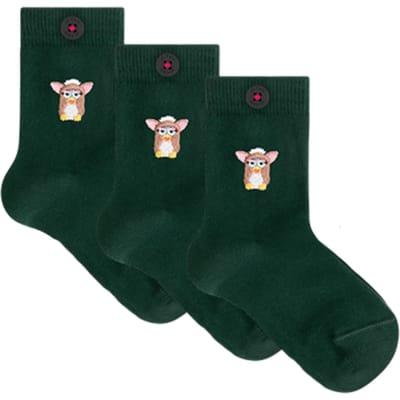 A-DAM 3-pack Casual Socks Kids Max Ponderosa Pine Maat: 0/1 | Sokken Outlet | Unisex | Groen