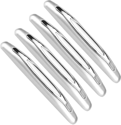 Dailygoods- Autodeurrandbescherming - Hoogwaardig Kunststof - Aerodynamische Structuur - Slijtvast/roestvrij - Eenvoudig te Installeren - 4 Stuks - Deurbescherming