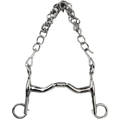 Hoofdstelbit voor kortbenige paarden Metalab Elite