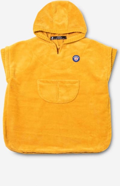 Ponchy - Amarelo Ouro - Bamboe Baby Strandponcho - Klein - Badcape