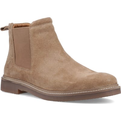 Hush Puppies Gareth Chelsea Leren Herenschoenen Taupe