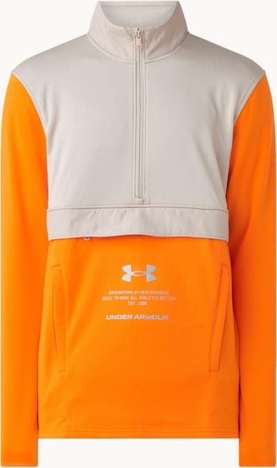 Under Armour Storm trainingssweater met halve rits en ColdGear - Maat M