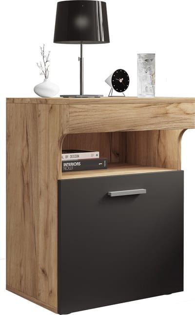 Nachtkastje Bijzettafel Draaideur Console Boxspring nachtkastje Slaappal M