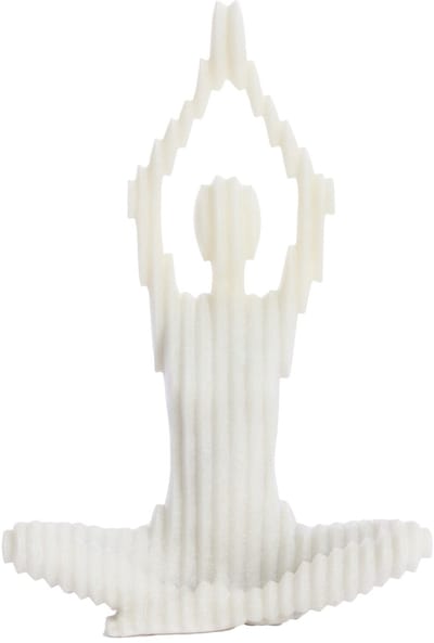 Light & Living Ornament Zenna - Crème - 28x17x41.5cm - Modern - Kunststof