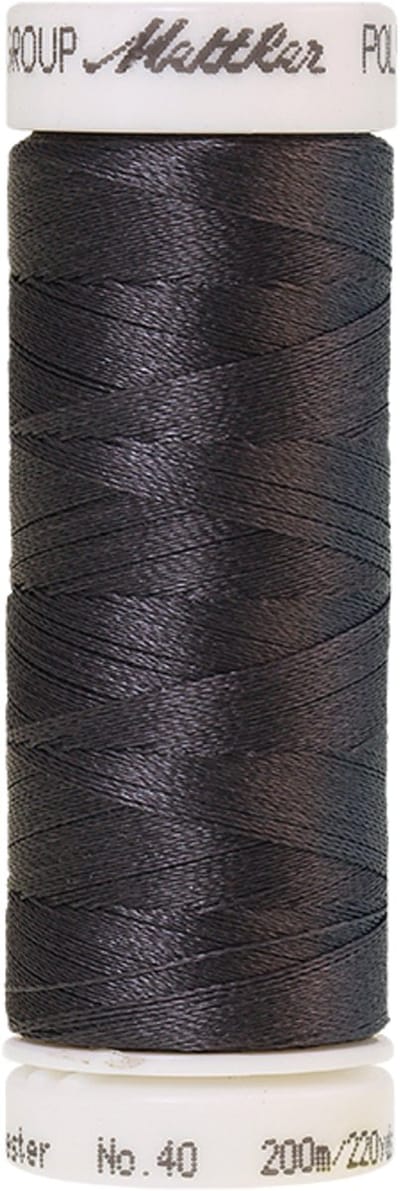 Mettler borduurgaren - Grijs - Nr 132 - Polysheen - 200 meter