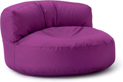 LUMALAND Beanbag Lounge: Zitzak voor uw goedgevulde sit-in | Ontdek modern, knuffelbaar design & relax in stijl in- & outdoor I Met aanpasbare EPS vulling | 90 x 50 cm